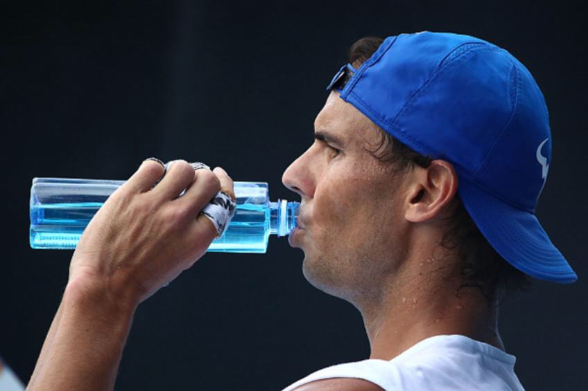 Nadal keeps drinking more water, even though he knows that means he’ll have to pee sooner