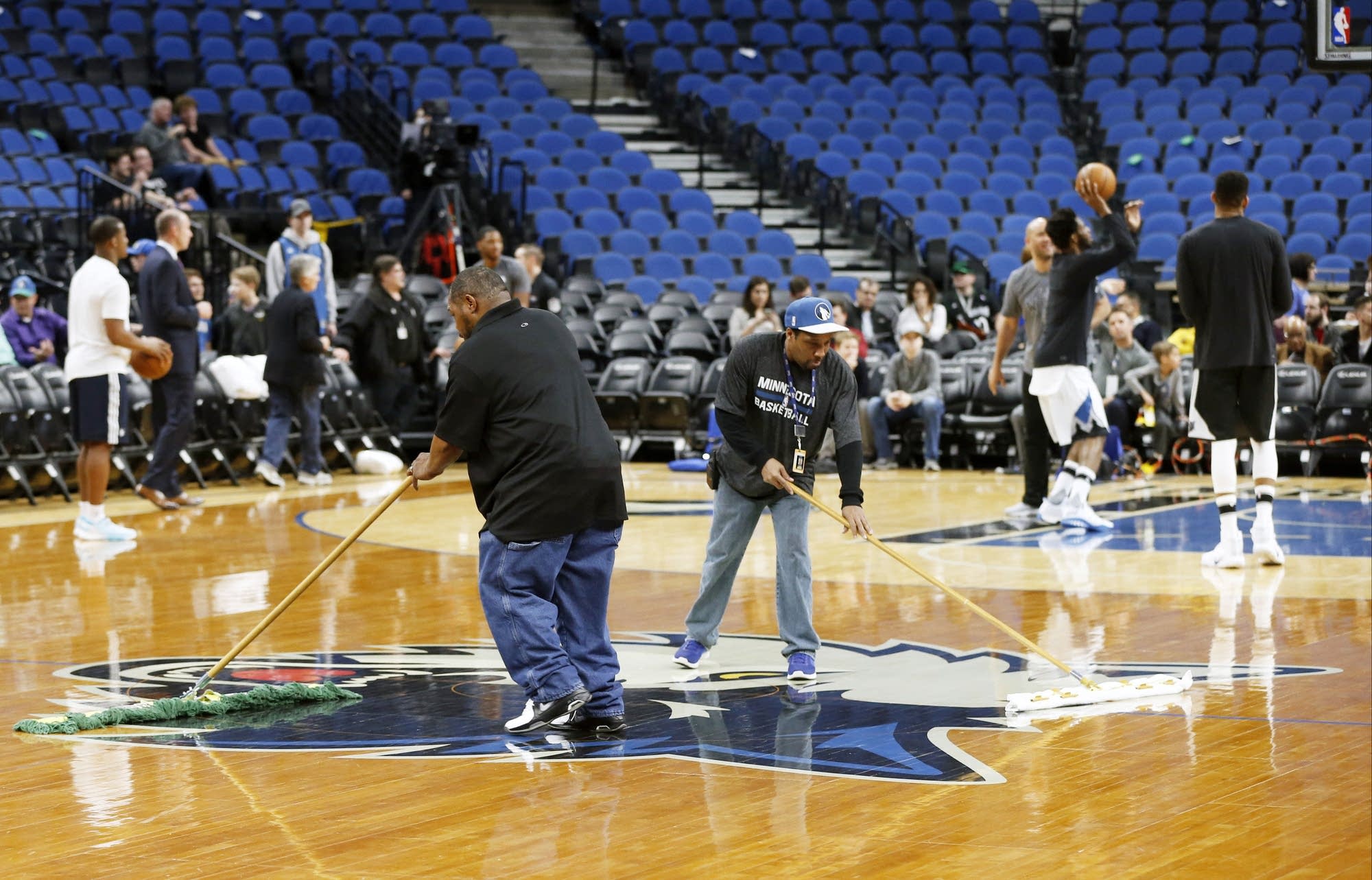 Small amounts of pee continue to leak onto basketball courts nationwide