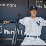 Aaron Judge works on his core strength by doing kegels mid-stream
