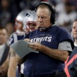 Bill Belichick puts stars next to every player who went pee pee before the game