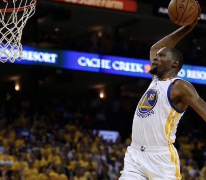 Kevin Durant hates slam dunking in white shorts fearing he may pee on the long way down